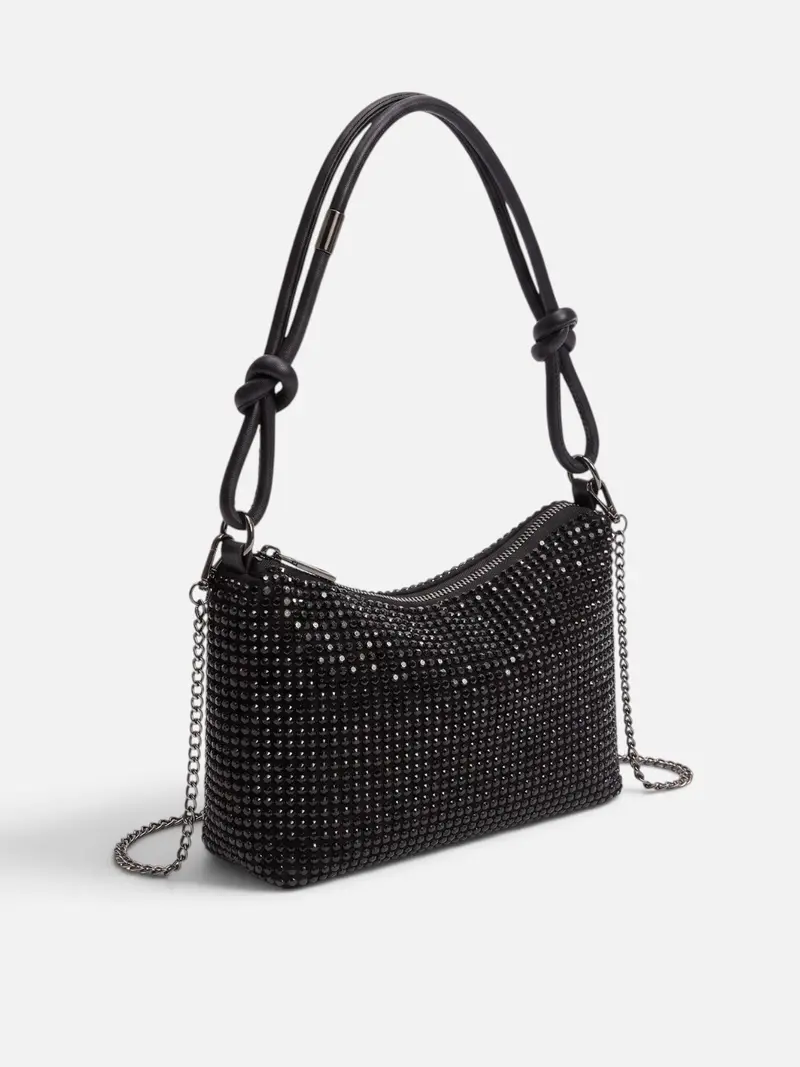 Strass Schoudertas voor Dames met Ketting