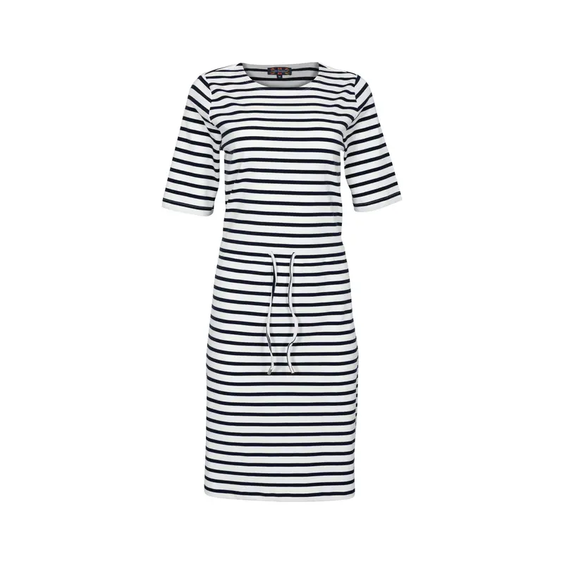 Striped dress with cord