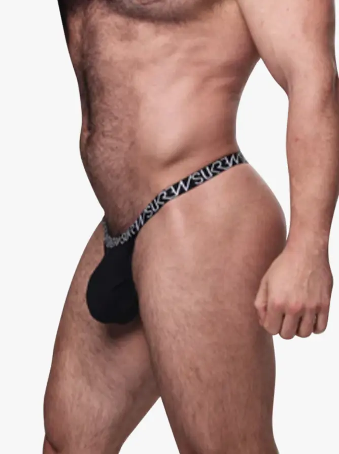 Sukrew Bubble Thong Midnight Black