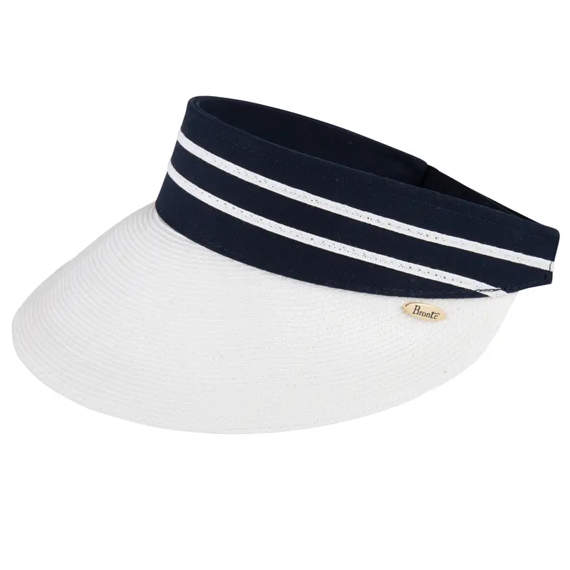 Sun visor - Britt - white & Navy blue