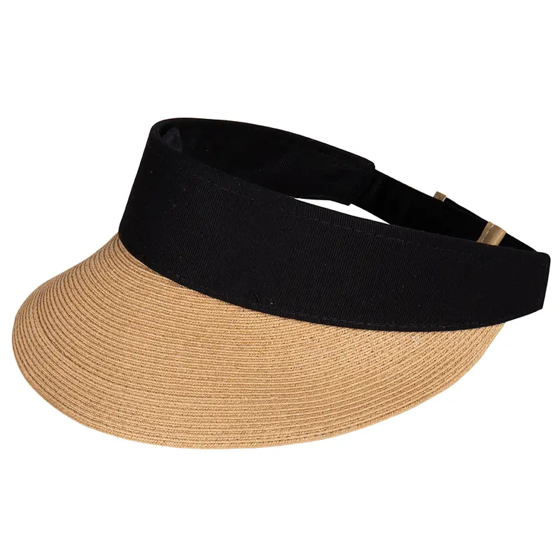 Sun visor - Evy - Camel & Black