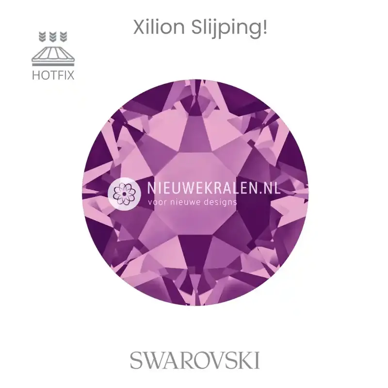 Swarovski Flatback Stones Hotfix SS20 Amethyst per 144 stuks