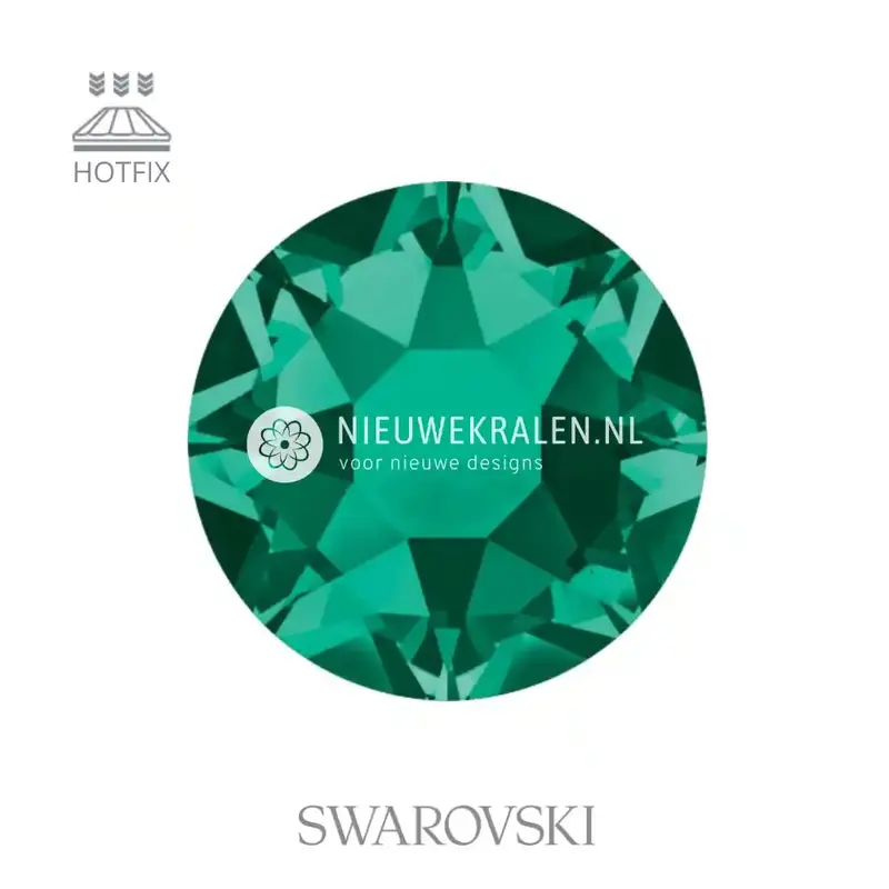 Swarovski Flatback Stones Hotfix SS20 Emerald per 144 stuks