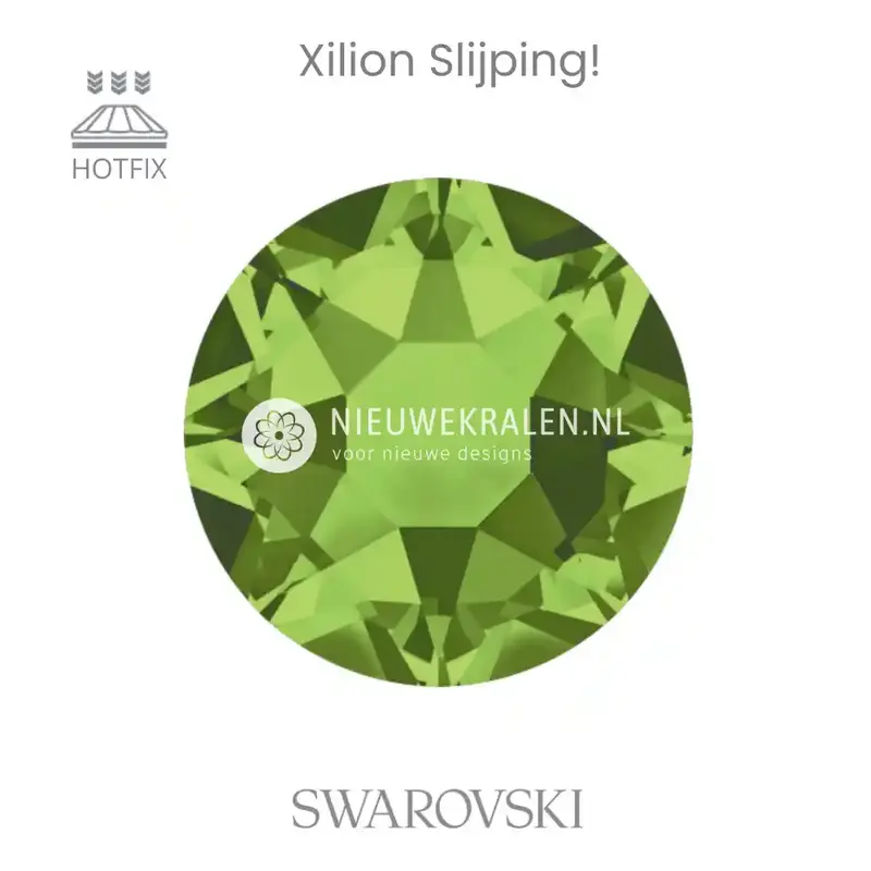 Swarovski Flatback Stones Hotfix SS20 Olivine per 144 stuks