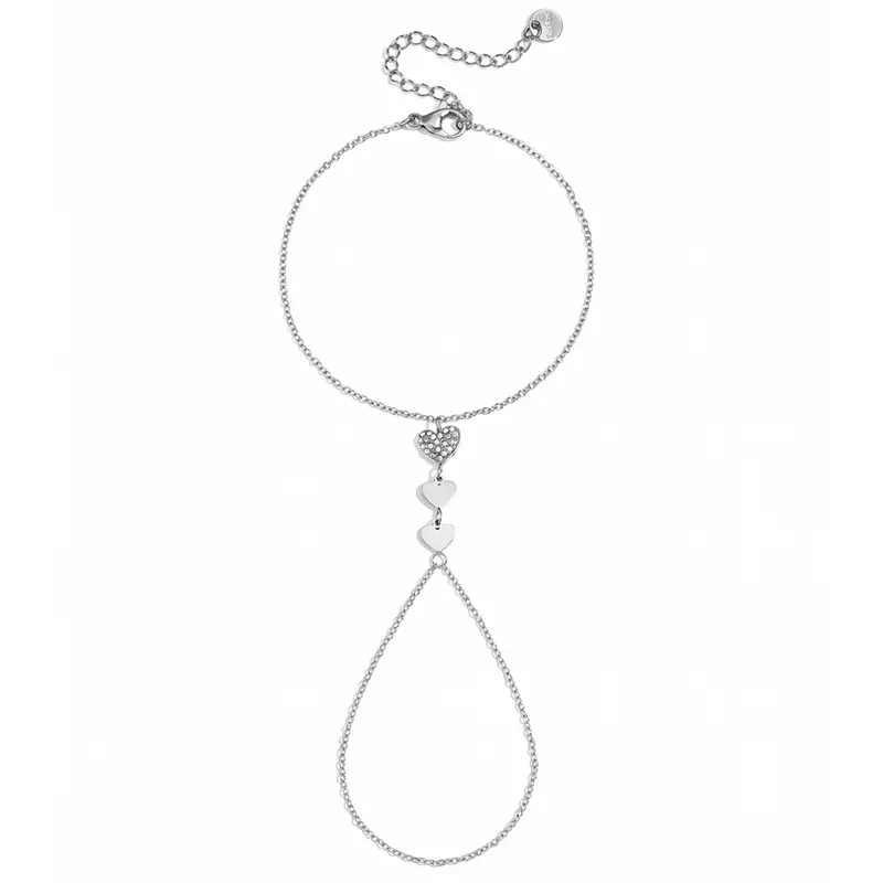 Sweetheart Glow Hand Chain Zilverkleurig