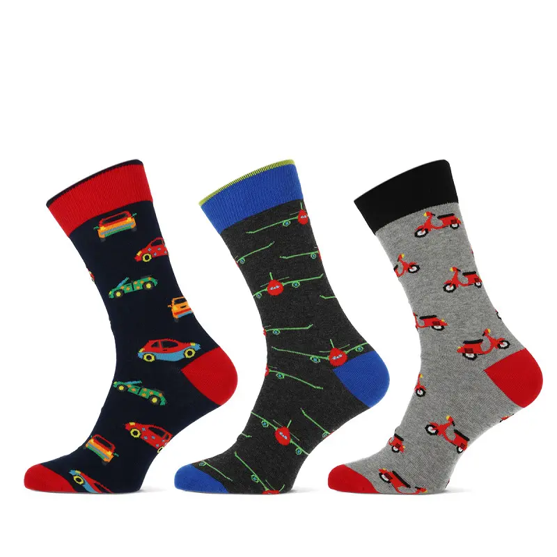 Teckel - Limited Edition - Damessokken / Voertuigen 3 Pack