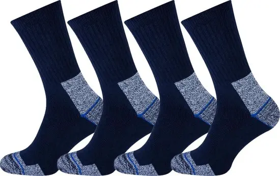 Teckel Werksokken / Zwart - Navy 2 Pack