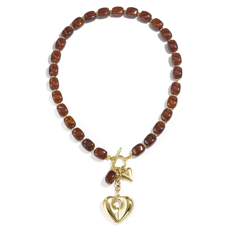 Terra Heart Ketting Goudkleurig