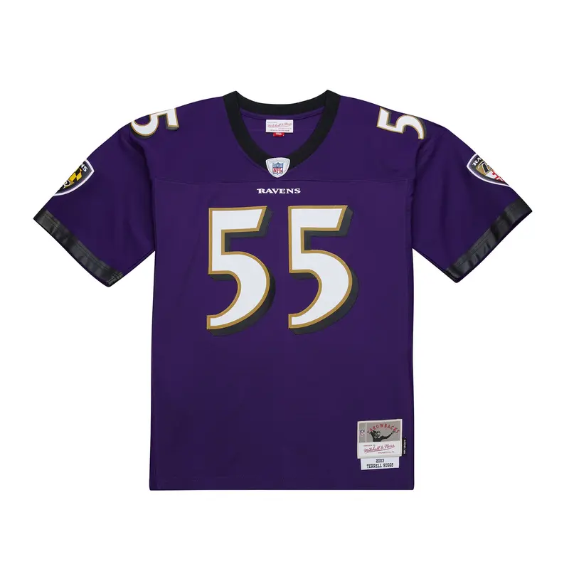 Terrell Suggs Baltimore Ravens 2003 NFL Dark Jersey Mitchell & Ness