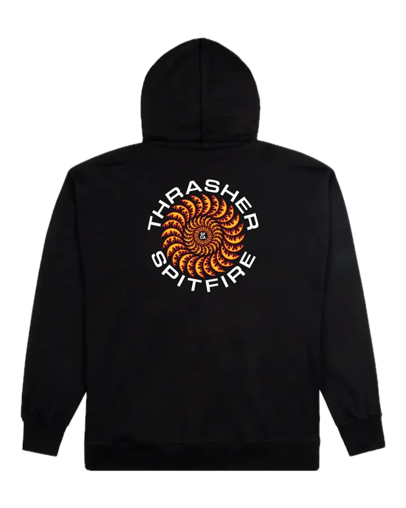 Thrasher x Spitfire Classic Swirl Hooded Sweater