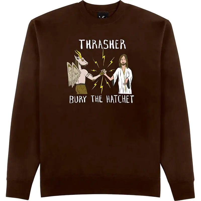 Thrasher x Toy Machine Bury The Hatchet Crew