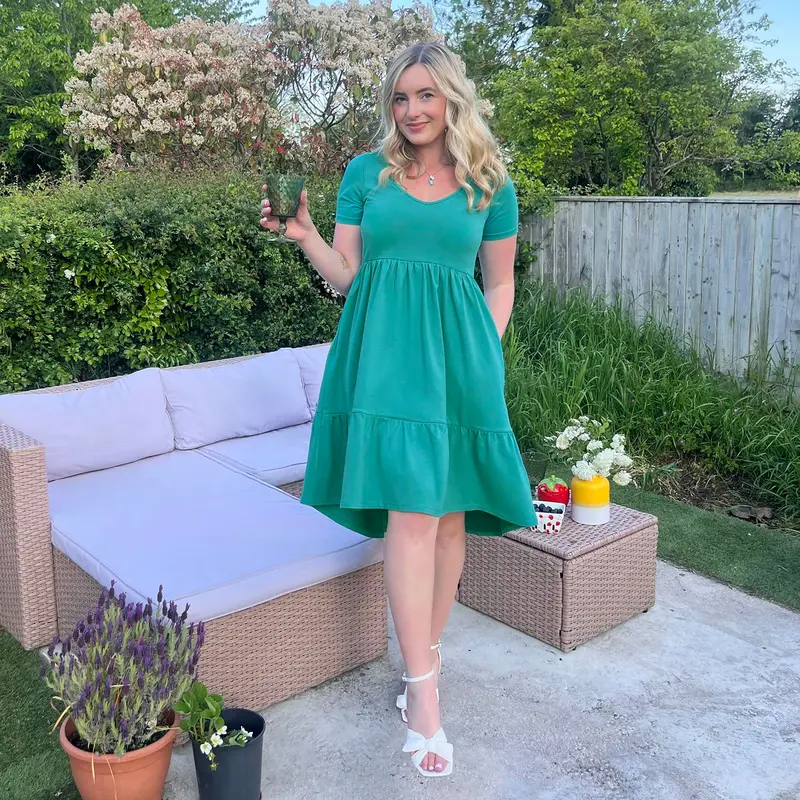 Tiered Mini Dress - Beach Bum