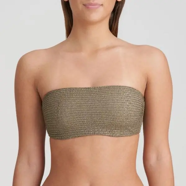 Tinjis Voorgevormde Bikini Strapless 1006918 Golden Olive