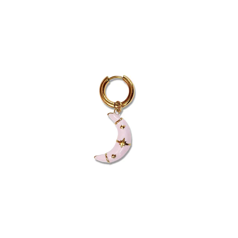 To the moon and back Pink Oorbel