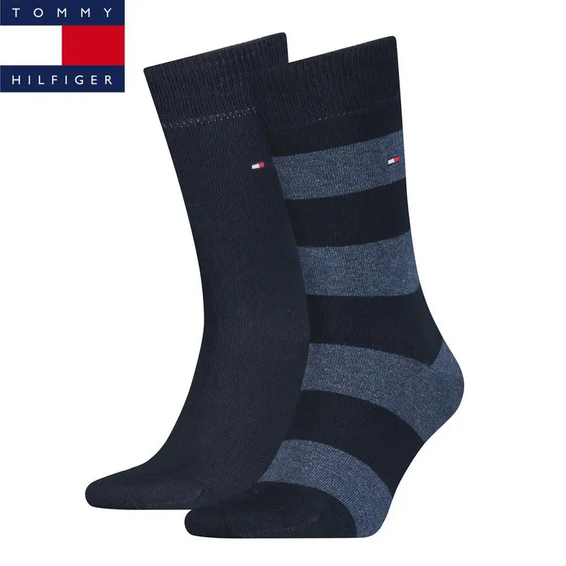 Tommy Hilfiger - Herensokken 2P Rugby/ Dark Navy