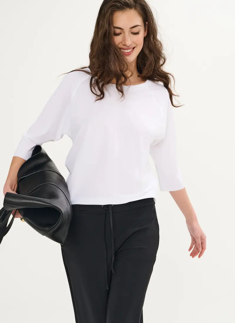 Top | Recycled Light Travel | Nariko | White