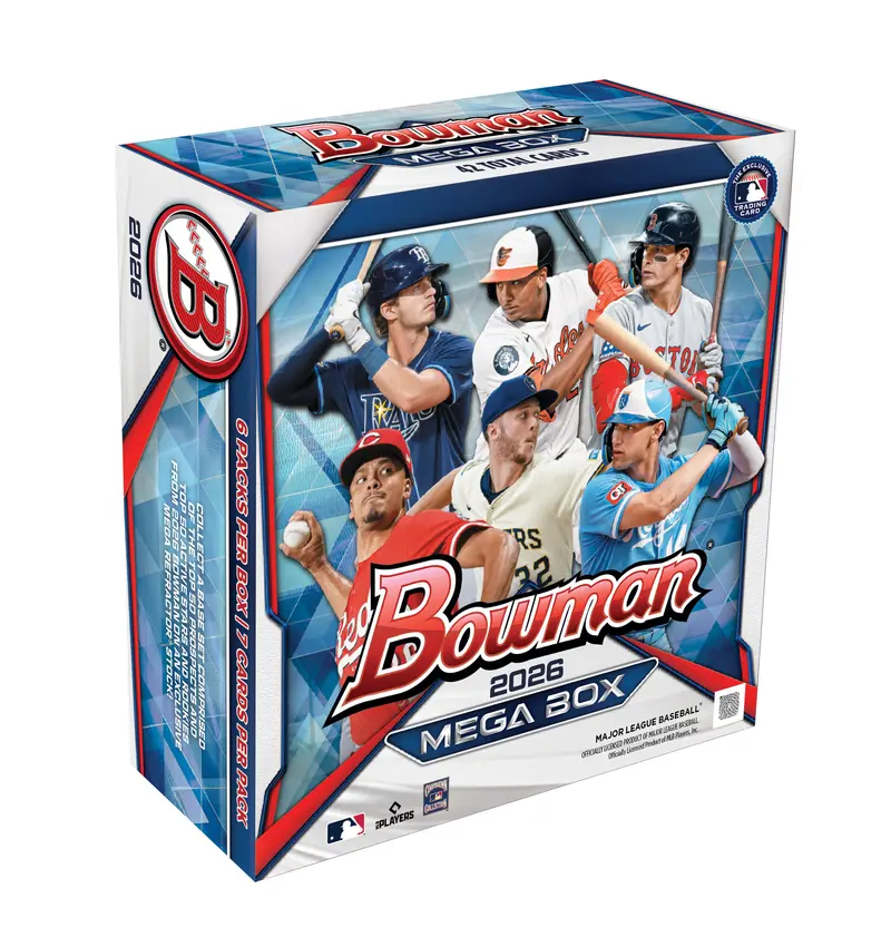 Topps Bowman Baseball 2026 Mega Box