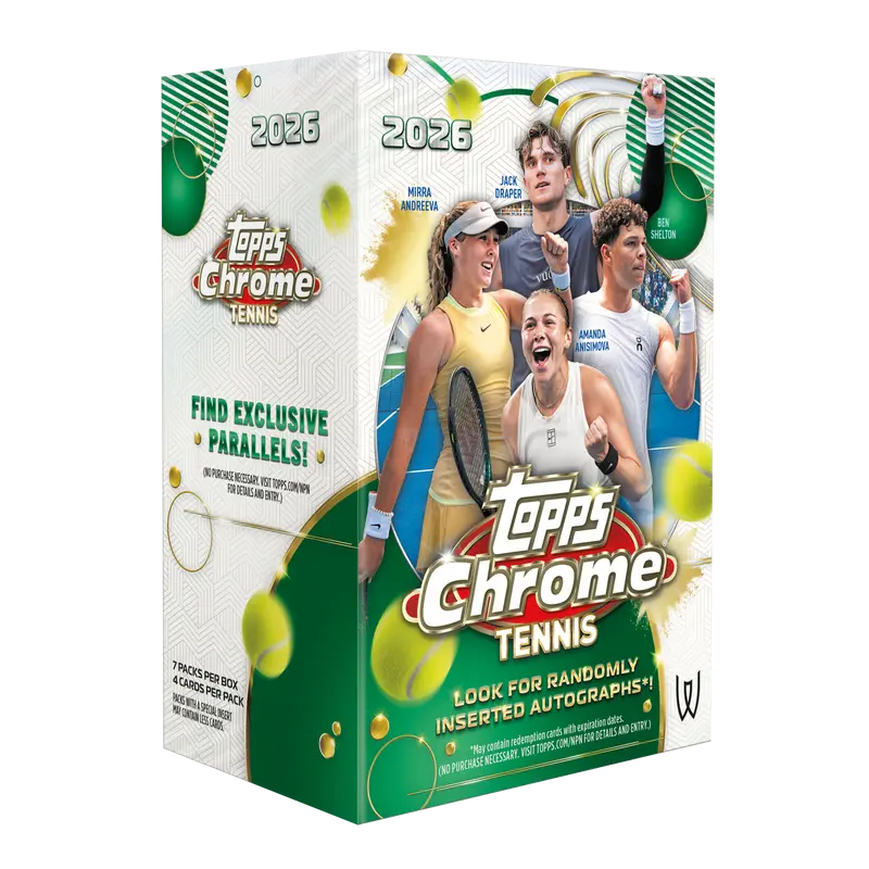 Topps Chrome Tennis 2026 Value Box