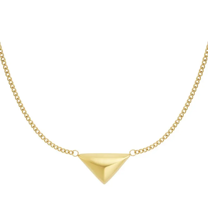 Triangle Love Ketting Goudkleurig