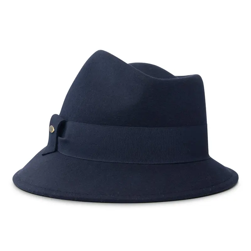 Trilby hat - Jade - Navy blue
