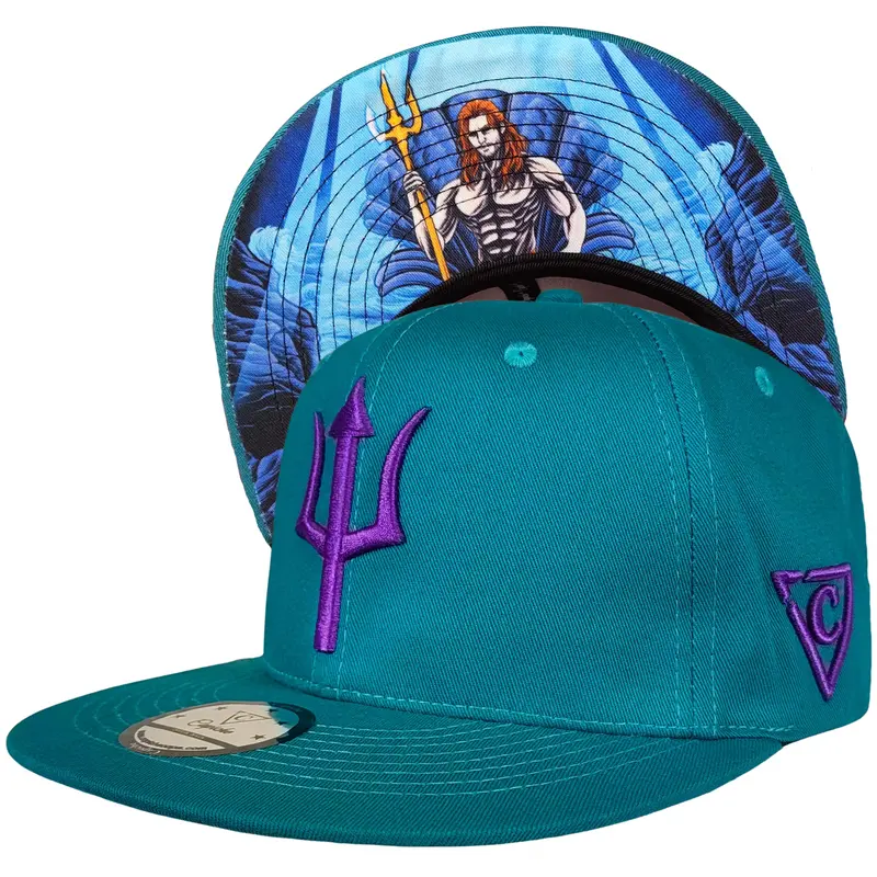 Triton Snapback - Teal Blue
