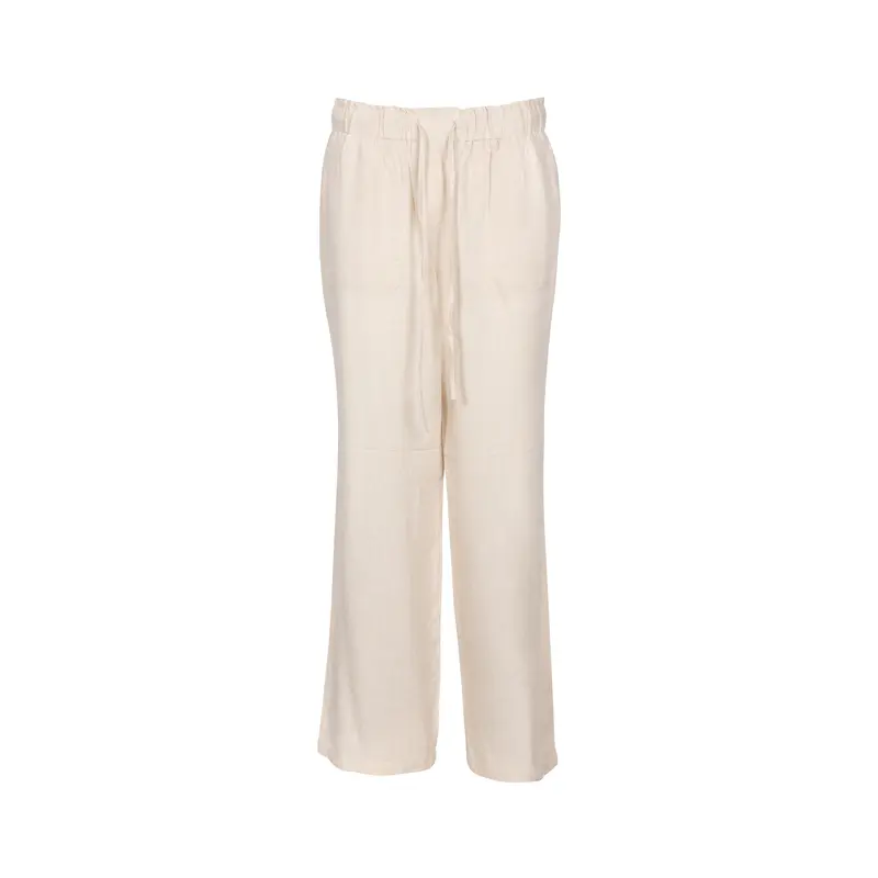Trousers woven linen