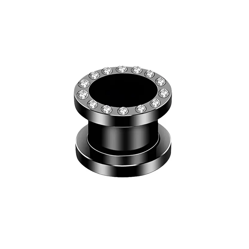 Tunnel Spread Zirconia Zwart – Chirurgisch Staal
