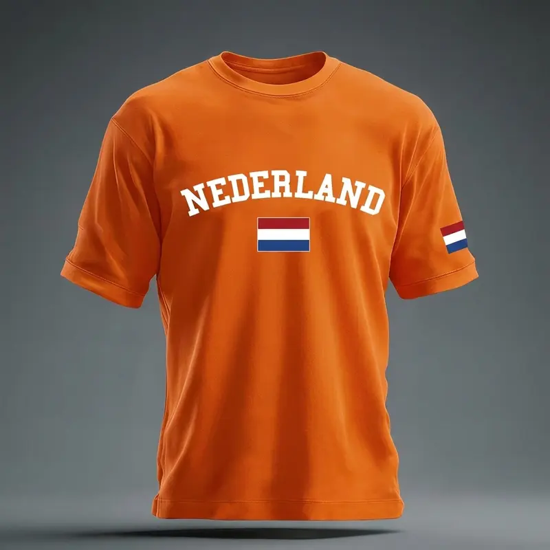 Unisex Oranje Fan T-shirt