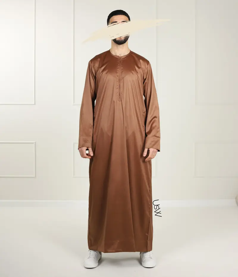 UsW Emirati Tailored Qamees Rayan - Bruin