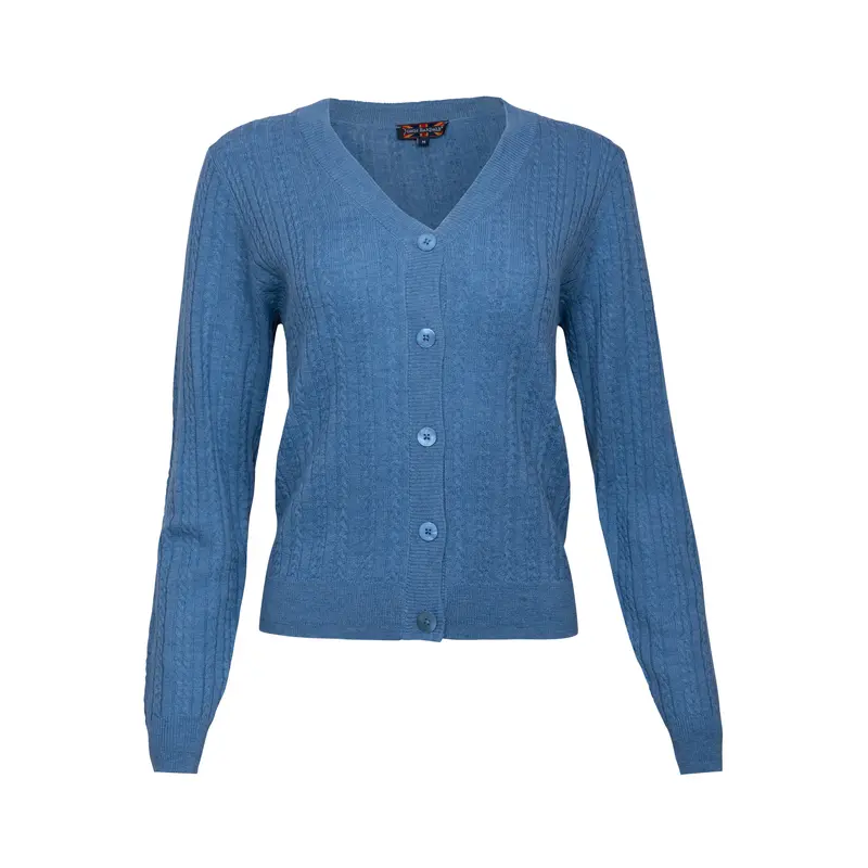 V-neck cardi cable