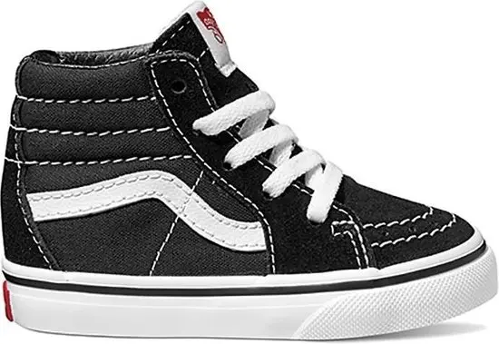 Vans Sk8-Hi Toddler Black White Peuterschoenen 1 t/m 4 Jaar