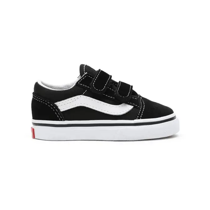 Vans Toddler Old Skool Velcro Black Peuterschoenen 1 t/m 4 Jaar