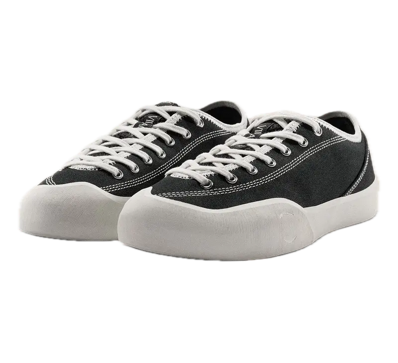 Village PM - 1.30PM Black White Canvas Black Whisper White