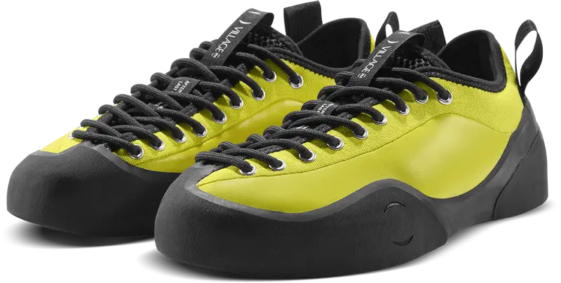 Village PM - 1PM Lime LTR Skate Shoe – Full Grain Leather & Canvas