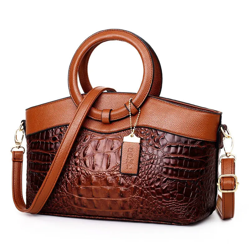 Vintage Leren Tas met Tijdloze Elegant