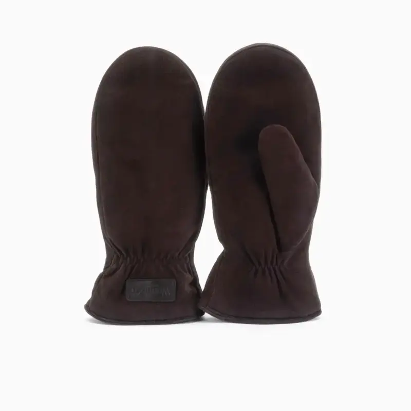 Wanten Dames Goat Suède Choco