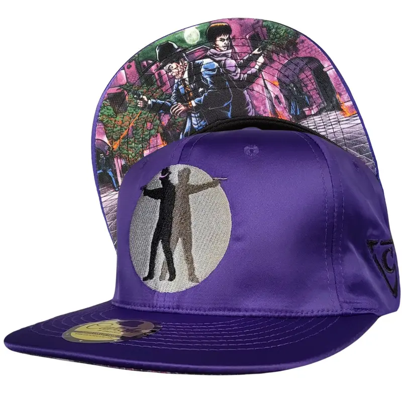 Watch Your Back Snapback No. 2 - Purple Satin