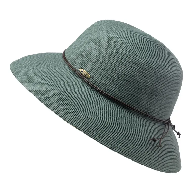Wide Brim Hat - Anna - Green