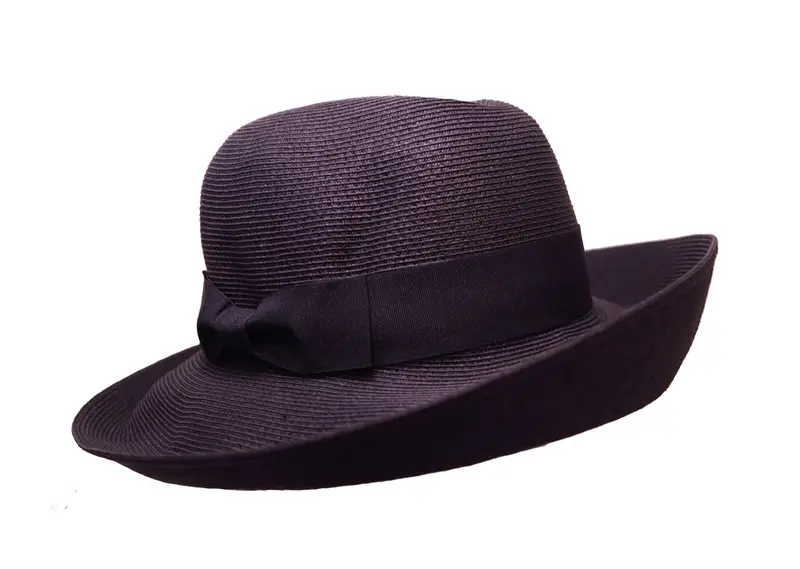 Wide brim hat - Bonnie - Black