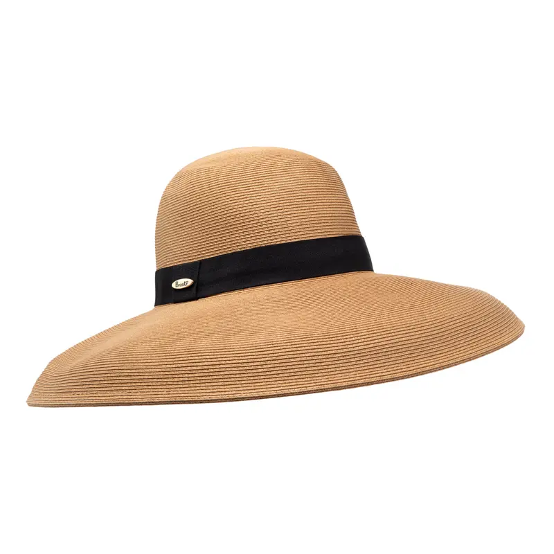 Wide Brim hat - Deborah - Camel