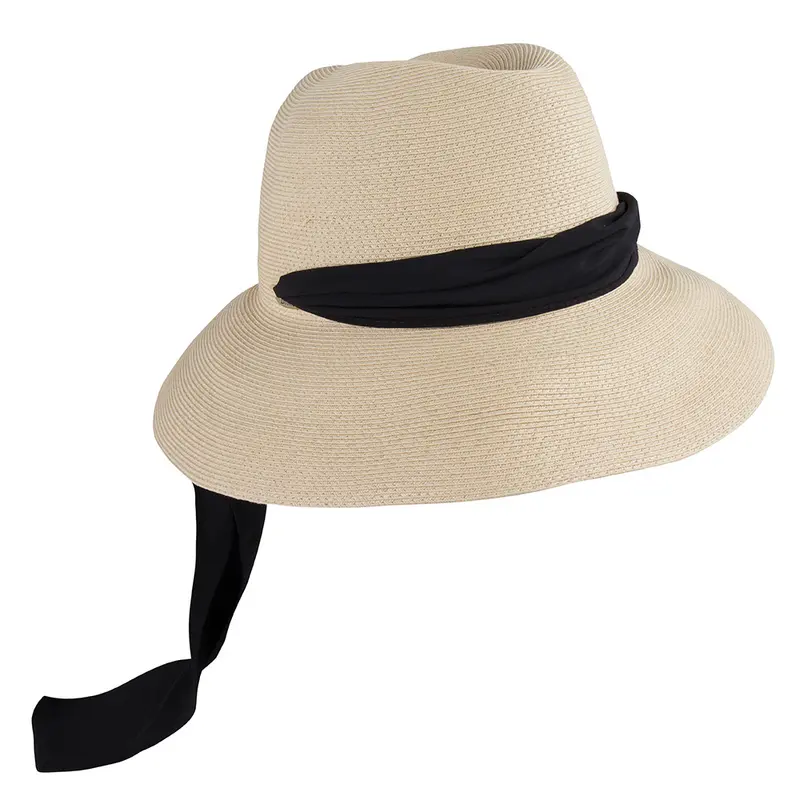 Wide Brim hat - Manly - Natural - Travel hat