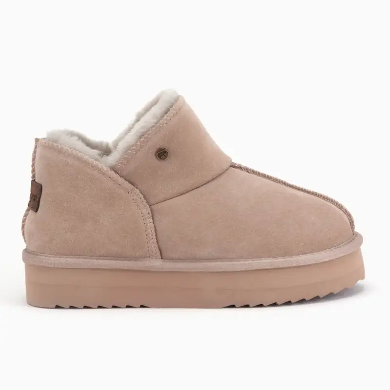 Willow Dames Suède Plateau Taupe