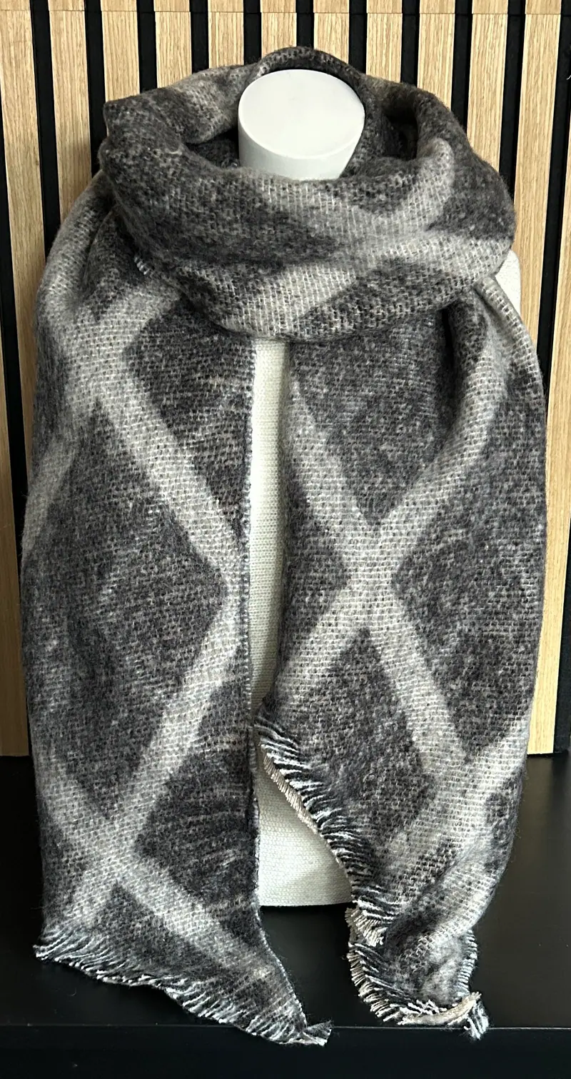 Wintersjaal antraciete