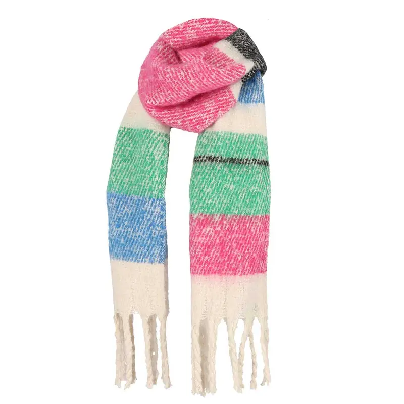 Wintersjaal gekleurd