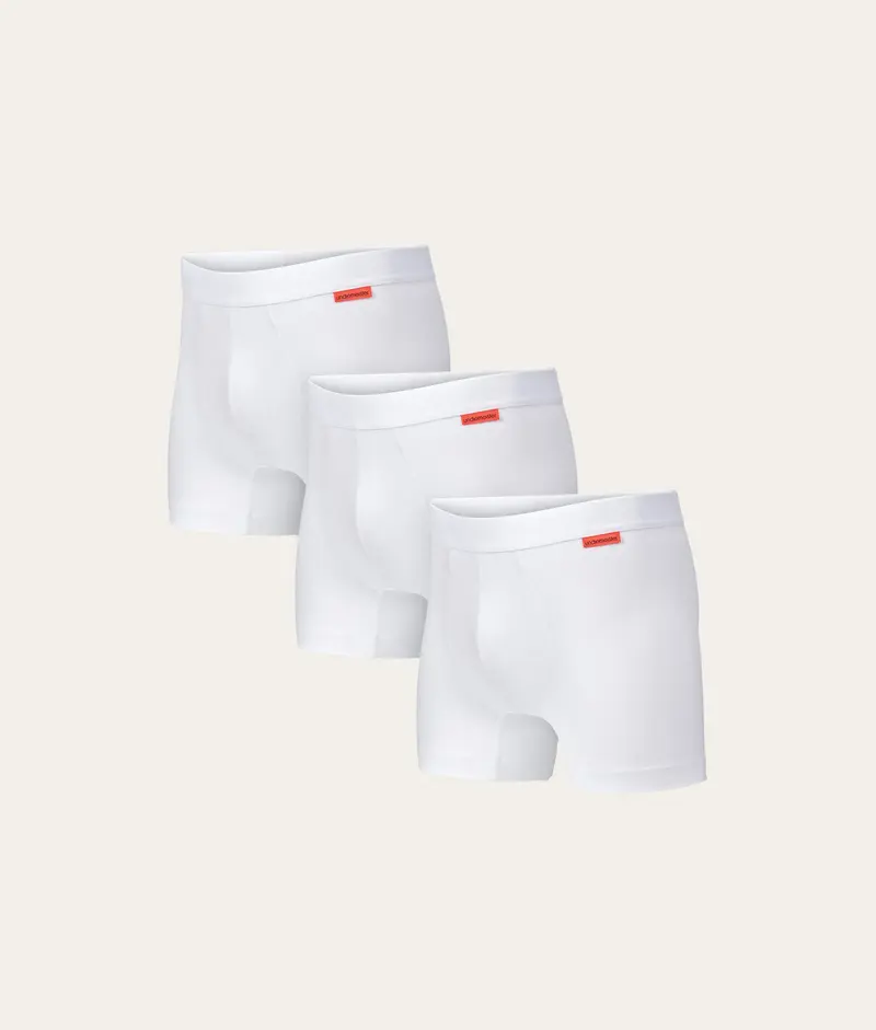 Witte Boxershort Chalk White (3-pack)