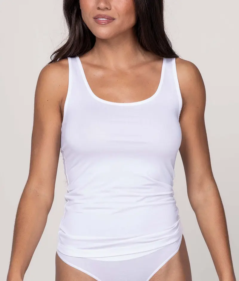 Witte Dames Tanktop Chalk White