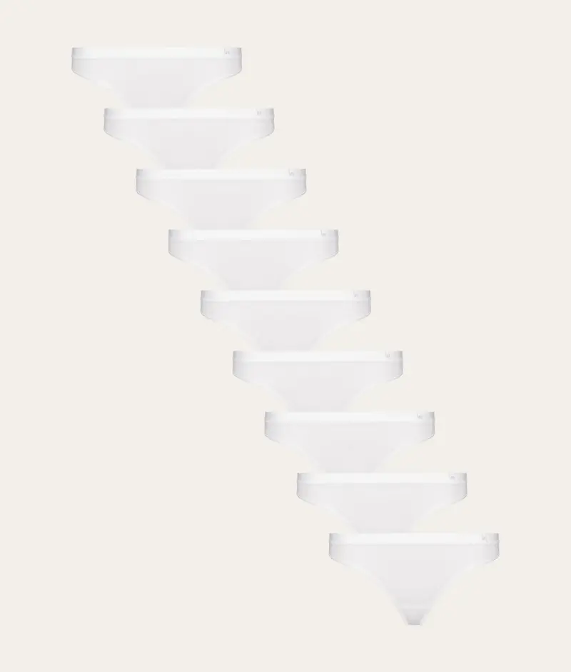 Witte Strings Chalk White (9-pack)