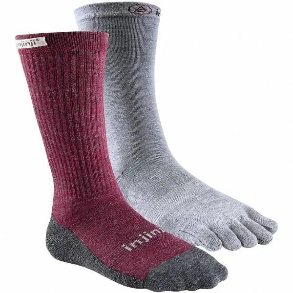 Womens Liner+Hiker Crew Maroon