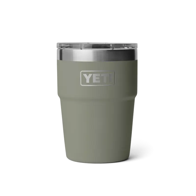 Yeti Rambler 16 Oz Stackable Cup MS Pampa Green