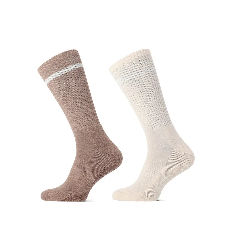 Yoga en pilates sokken met anti-slip (2 paar)